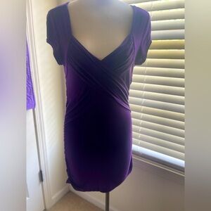 Like new condition purple dress size large